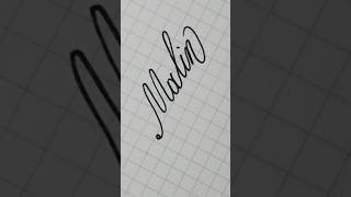 ☆Malin☆ calligraphy handwriting lettering writing signature art [upl. by Bambi55]