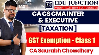 GST Exemption  Class 1 [upl. by Reider]