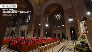 St Johns College High School  Class of 2024 Commencement Ceremony [upl. by Nwahsyar]