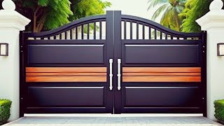 300 NEW Modern House Gate Design Ideas 2024 ironamp wooden gates Ideas  House exterior Front Wall [upl. by Lavud]