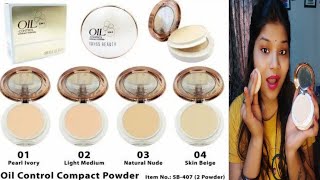 Swiss Beauty 2in1 Compact Powder Review Swiss Beauty Compact Powder trends by himangi [upl. by Bradski962]