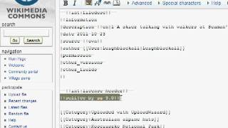 Introduction to editing image information on Wikimedia CommonsMP4 [upl. by Ary918]