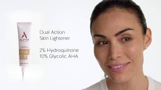 Alpha Skin Care Dual Action Skin Lightener has Hydroquinone [upl. by Repip527]