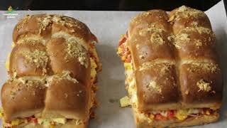 Cheesy Sliders  Vegetarian Creamy and Cheese Paneer Sliders  VegetarianAaharRecipesVAR [upl. by Pace]