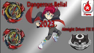 Review Beyblade Dangerous Belial Flame Brand in 2023 [upl. by Marentic]