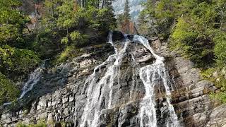 Lower Bertha Falls  Waterton Lakes National Park Alberta [upl. by Dahl]