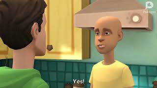 Caillou behaves at kfcungrounded [upl. by Mesics]