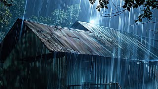 Sleep Instantly with Heavy Rain and Thunder Sounds  Rain sounds for Sleep and Insomnia Relief [upl. by Pilif]