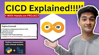 What is CICD Pipeline CICD process explained with Hands On Project [upl. by Roscoe]