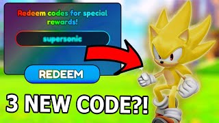 ALL NEW SECRET CODES IN SONIC SPEED SIMULATOR 2024 ROBLOX CODES SONIC SPEED SIMULATOR [upl. by Namlak459]