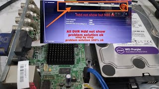 How to solve Hikvision dvr hdd not detect  how to solve Hdd not show in dvr [upl. by Devitt]