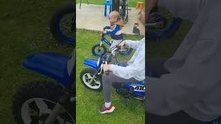 Yamaha balance bike vs Yamaha PWvigosworld [upl. by Rupert894]