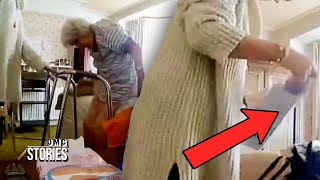 Carer Caught Stealing On CCTV  Caught On Camera  OMG Stories [upl. by Allicerp]