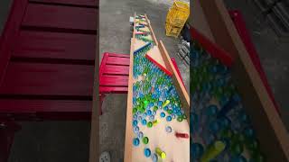 Marble run concrete and wooden course 4 ASMR [upl. by Onitsuaf]