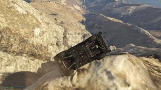 Mount Chiliad Crashes Canis Seminole Frontier GTA 5 Online [upl. by Adlesirg128]