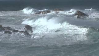 Temporal en el Atlántico A Coruña [upl. by Clementas]