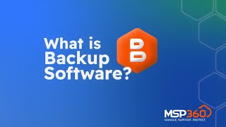 What is Backup Software [upl. by Reggy]