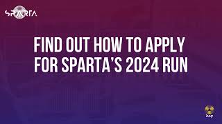 How to Apply for SPARTAs 2024 Run [upl. by Zolner]