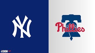 🔴 Live 🔴 New York Yankees vs Philadelphia Phillies ll Serie Regular 2024 [upl. by Haiacim770]