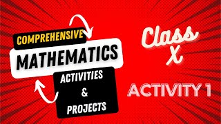 Comprehensive Mathematics Activities and Projects Class X  To experimentally find the HCF [upl. by Enahs623]