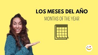 Los meses del año  Months of the year in spanish learn lernen spanish spanisch lessons kurs [upl. by Atikram920]