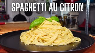 SPAGHETTI AU CITRON  Une recette facile et parfumée pour finir lété en beauté [upl. by Enehs]