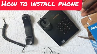 How to install intercom phone system [upl. by Nauqas]