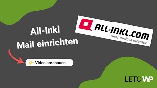 AllInkl Mail einrichten  So erstellst du deine eigene EMailAdresse [upl. by Etteniuqna]