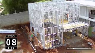 Diviplus  Steelframe  Drywall Timelapse [upl. by Nnorahs]