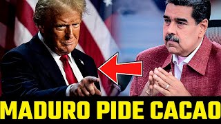 MADURO se ARRASTRA y esta dispuesto a establecer dialogo con Donald Trump [upl. by Ttimme661]