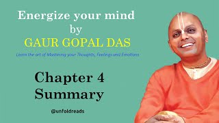 Energize your mind by GaurGopalDas  Chapter 4  Dealing with Anxiety  Summary [upl. by Stonwin34]