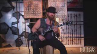 Zakk Wylde Shows off his Signature Epiphone Graveyard Disciple Guitar [upl. by Lettig544]