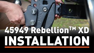 Rebellion™ XD Installation  CURT 45949 Adjustable Cushion Hitch Ball Mount [upl. by Balbinder841]