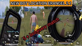 New Bot Location Erangel 21  bgmi new secret bot location  5 bot every match [upl. by Ayifas]