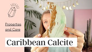 Crystals 101 Caribbean Calcite properties and care [upl. by Adnuhser754]