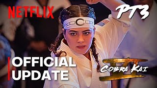 NEW Cobra Kai Season 6 PART 3 Official Update [upl. by Aenea]