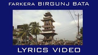 Farkera Birgunj Bata Lyrics Tik Tok Nepali Trending Song [upl. by Camey]