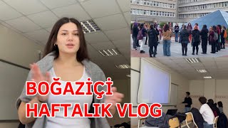 boğaziçi üniversitesi haftalık vlog  okulda YİNE eylem var ve her yer çok kalabalık [upl. by Combes218]