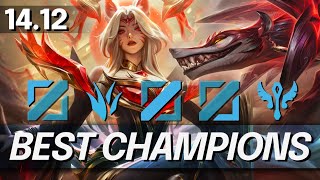 BEST Champions In 1412 for FREE LP  CHAMPS to MAIN for Every Role  LoL Meta Guide [upl. by Coplin149]