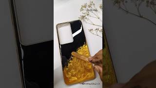 DIY phone case  resin phone cover design  resin art shorts resin diyunbelievecrafts [upl. by Refinney]