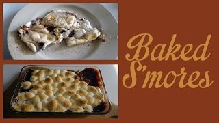 Baked Smores Recipe [upl. by Atikahc]