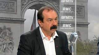 La grève de la SNCF n’est qu’un quotavertissementquot selon Philippe Martinez [upl. by Adaj625]