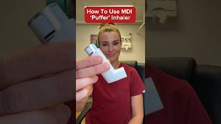 Doctor shows how to use your inhaler properly asthma inhaler copd doctor [upl. by Illona373]