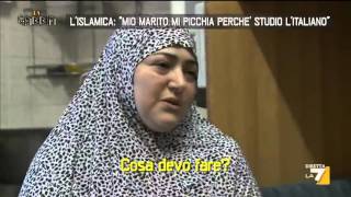 L’islamica “Mio marito mi picchia perché studio l’italiano” [upl. by Yks558]