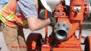 BCWWA 2014 Large Pump Teardown Demo  Godwin Pump [upl. by Nesyrb]