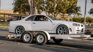 R34 SKYLINE GTR IN LOS ANGELES CALIFORNIA [upl. by Grant]