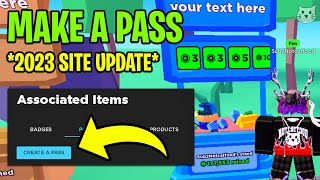 HOW TO SET UP DONATIONS IN PLS DONATE 💸 2023 SITE UPDATE How To Create A GAMEPASS On Roblox [upl. by Massie]