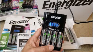 Energizer Rechargeable Batteries 6 AA 4 AAA  1 HR Fast Charger Kit [upl. by Niala]