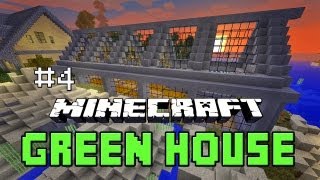 Minecraft Tutorial How To Build A Greenhouse Farm House Building Project Part 27 [upl. by Eelitan926]