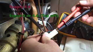 How to test 3 wire flow sensors Vaillant boiler no hot water Combination Boiler My first video [upl. by Akeemat]